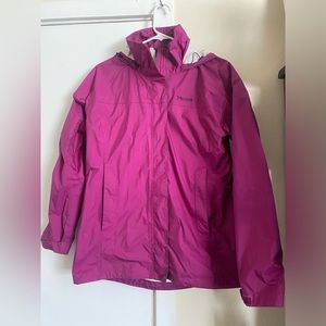 Magenta Marmot Rain jacket (women’s size large)